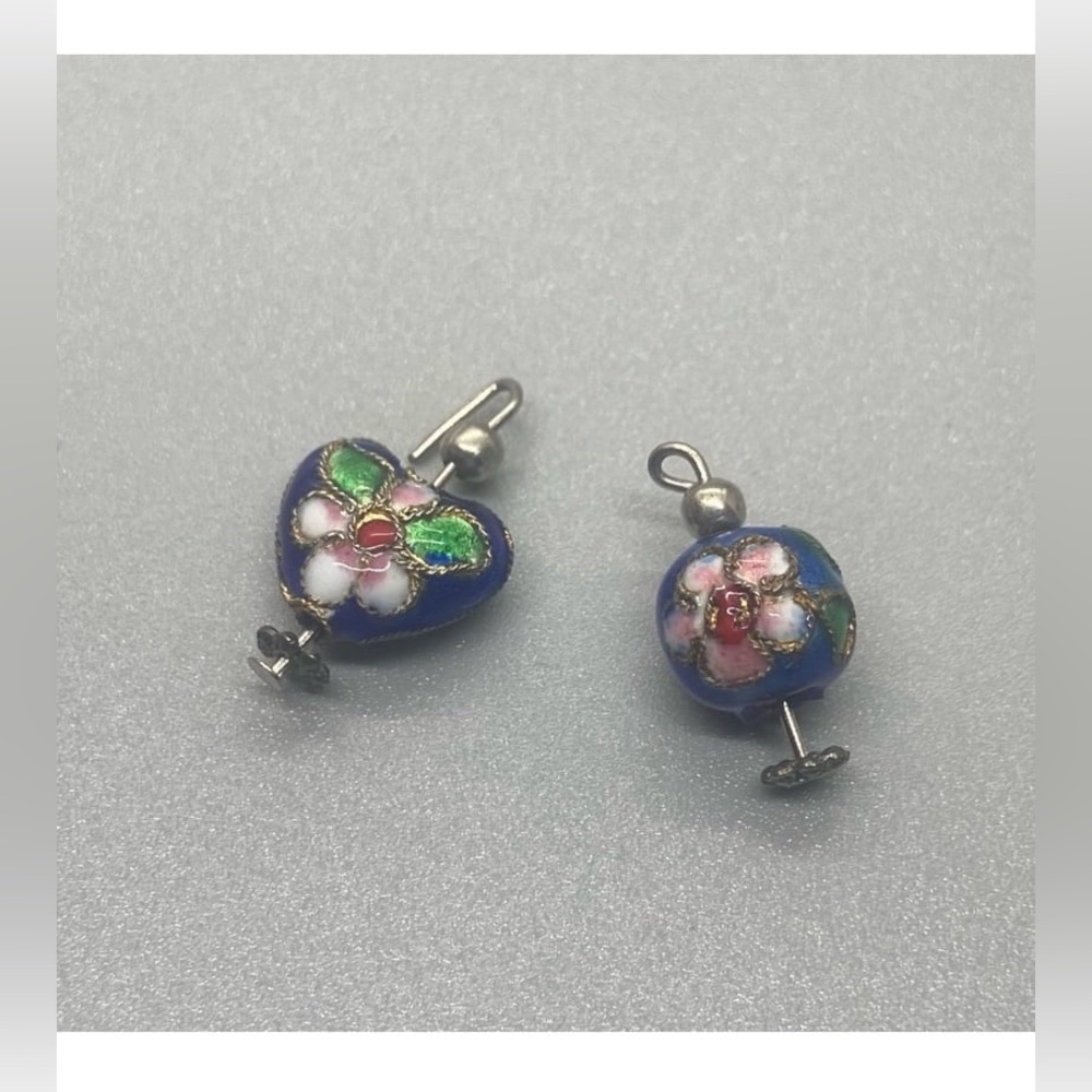 Vintage Cloisonne Charm Pendants #7037